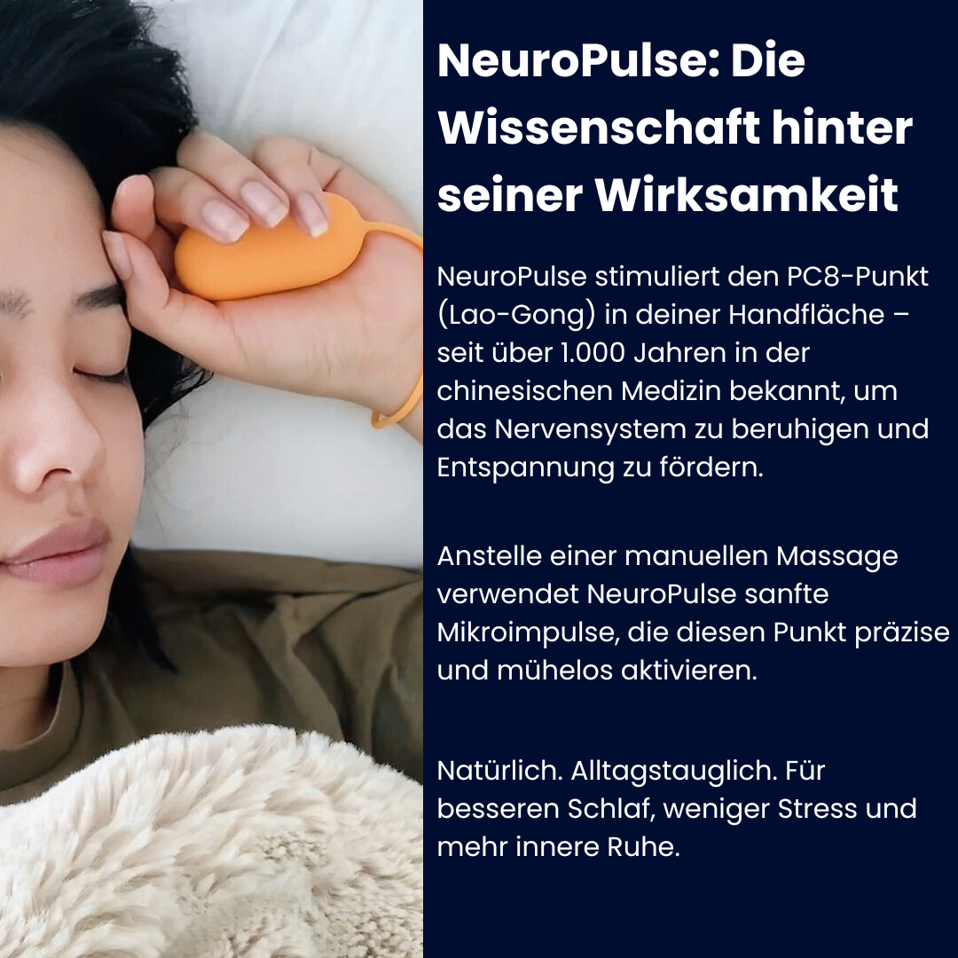 NeuroPulse™ – Ruhe und Schlaf nur einen Fingertipp entfernt