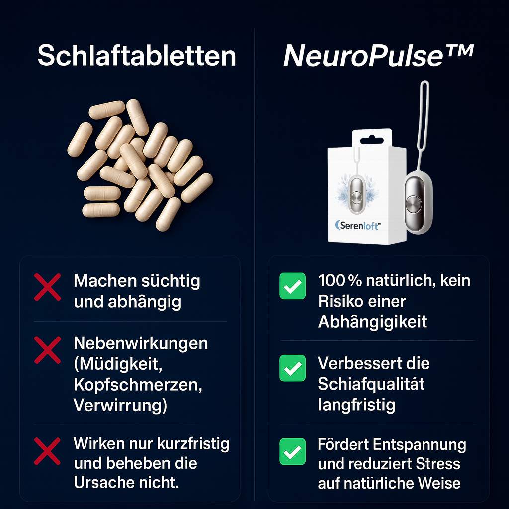 NeuroPulse™ – Ruhe und Schlaf nur einen Fingertipp entfernt